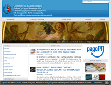 Tablet Screenshot of comune.massanzago.pd.it